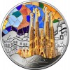 Gaudí színpompás világa - Sagrada Familia 2023 proof ezüst pénzérme - CSAK 999 példány!