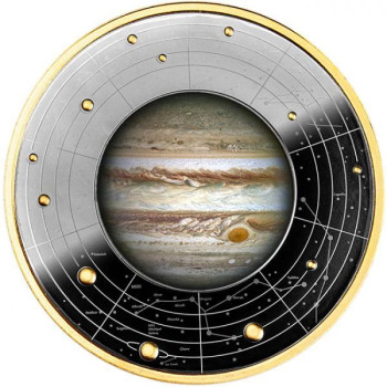 Naprendszerünk - A Jupiter Kamerun 2021 ezüst pénzérme - CSAK 555 példány!