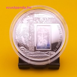 A torinói lepel 2010 proof ezüst pénzérme, hologramos  - CSAK 2010 példányban!