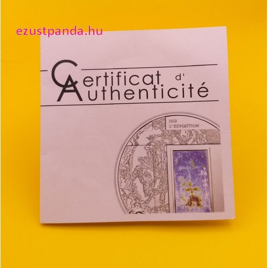 A torinói lepel 2010 proof ezüst pénzérme, hologramos  - CSAK 2010 példányban!