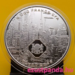 Mesterséges intelligencia 2025 Csád 1 uncia ezüst pénzérme Mesterséges intelligencia 2025 Csád 1 uncia ezüst pénzérme