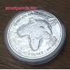 Leopárd 2019 1 uncia ezüst pénzérme Ghána 