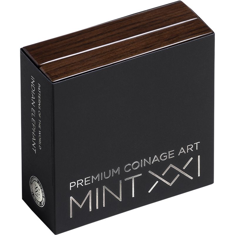 Indiai elefánt 2026 2 uncia kameruni ezüst pénzérme - CSAK 500 PÉLDÁNY!