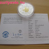 Szent János apostol - Libéria 2011 aranyozott proof ezüst pénzérme