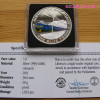 Vonatok Libéria - The Blue Train 2011 színes proof ezüst pénzérme Vonatok Libéria - The Blue Train 2011 színes proof ezüst pénzérme