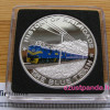 Vonatok Libéria - The Blue Train 2011 színes proof ezüst pénzérme Vonatok Libéria - The Blue Train 2011 színes proof ezüst pénzérme
