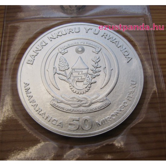Ruanda Impala 2014 1 uncia ezüst pénzérme