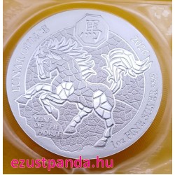 Ruanda Ló éve 2026 1 uncia ezüst pénzérme