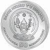 Ruanda Disznó éve 2019 1 uncia proof ezüst pénzérme Ruanda Disznó éve 2019 1 uncia proof ezüst pénzérme