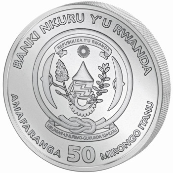 Ruanda Disznó éve 2019 1 uncia proof ezüst pénzérme