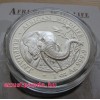 Szomália Elefánt 2018 1 uncia high-relief proof ezüst pénzérme