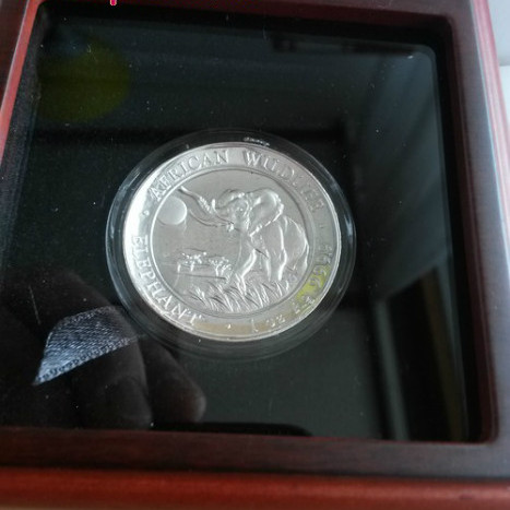 Szomália Elefánt 2016 1 uncia high-relief proof ezüst pénzérme Szomália Elefánt 2016 1 uncia high-relief proof ezüst pénzérme