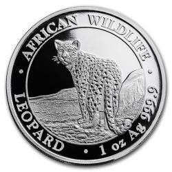 Szomália Leopárd 2018 1 uncia ezüst pénzérme
