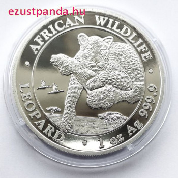 Szomália Leopárd 2020 1 uncia ezüst pénzérme
