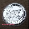 Szomália Leopárd 2021 1 uncia ezüst pénzérme