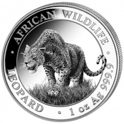Szomália Leopárd 2023 1 uncia ezüst pénzérme