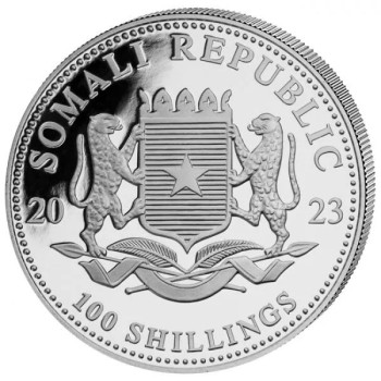 Szomália Leopárd 2023 1 uncia ezüst pénzérme