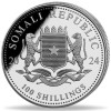 Szomália Leopárd 2024 1 uncia aranyozott ezüst pénzérme Szomália Leopárd 2024 1 uncia aranyozott ezüst pénzérme