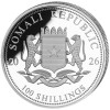 Szomália Leopárd 2026 1 uncia színes ezüst pénzérme