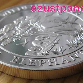 Szomália Elefánt 2012 1 uncia ezüst pénzérme