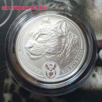 Big Five - Az Öt Nagy - Leopárd 2020 1 uncia ezüst érme Dél-Afrika