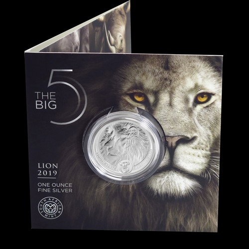 Big Five - Az Öt Nagy - Oroszlán 2019 1 uncia ezüst érme Dél-Afrika Big Five - Az Öt Nagy - Oroszlán 2019 1 uncia ezüst érme Dél-Afrika