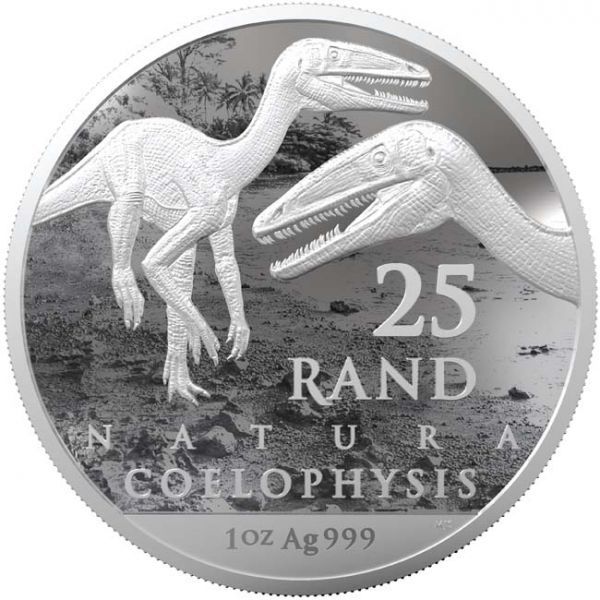 Dinoszaurusz - Coelophysis 2020 1 uncia ezüst pénzérme Dinoszaurusz - Coelophysis 2020 1 uncia ezüst pénzérme