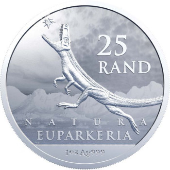 Dinoszaurusz - Euparkeria 2020 1 uncia ezüst pénzérme