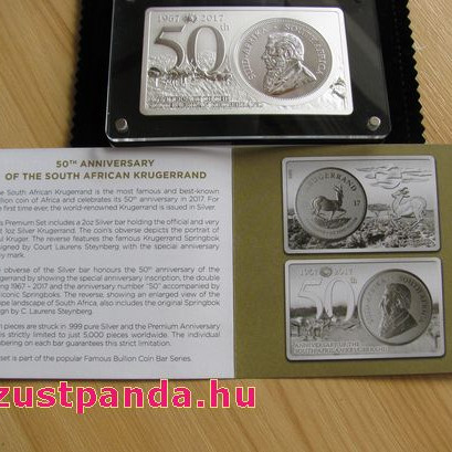Krugerrand 2017 3 uncia ezüst szett 