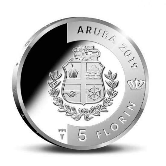 Turtuga Teknős Aruba 25g proof ezüst pénzérme - csak 750 db!