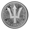 Háromágú szigony Trident 2025 1 uncia ezüst pénzérme Barbados Háromágú szigony Trident 2025 1 uncia ezüst pénzérme Barbados