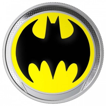 Batman 2019 világító ezüst pénzérme Barbados
