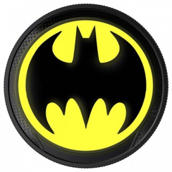Batman 2019 világító ezüst pénzérme Barbados