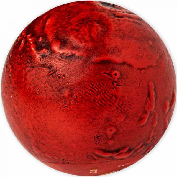 Mars 2021 1 uncia gömbölyű, színes ezüst pénzérme Barbados
