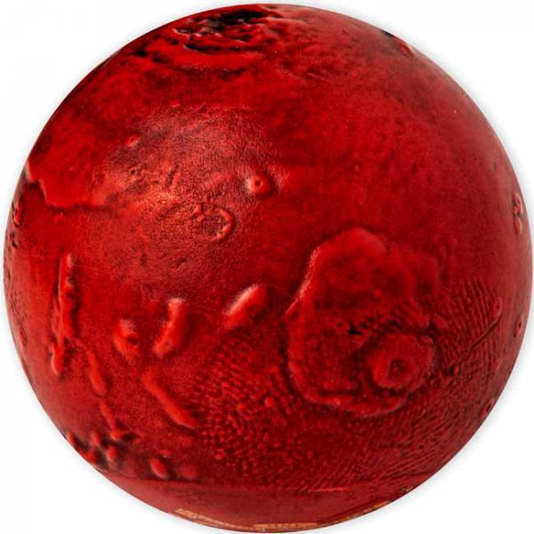 Mars 2021 1 uncia gömbölyű, színes ezüst pénzérme Barbados
