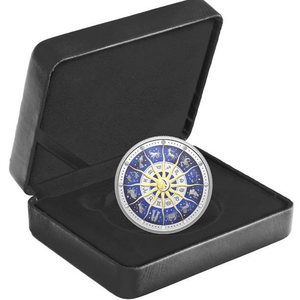 Csillagjegyek 2025 2 uncia kanadai proof ezüst pénzérme Csillagjegyek 2025 2 uncia kanadai proof ezüst pénzérme