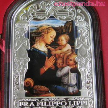 Reneszánsz Madonnák - Filippo Lippi 2013 50g proof ezüst pénzérme