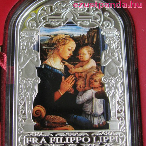 Reneszánsz Madonnák - Filippo Lippi 2013 50g proof ezüst pénzérme