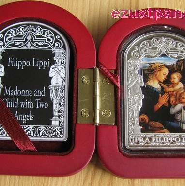 Reneszánsz Madonnák - Filippo Lippi 2013 50g proof ezüst pénzérme
