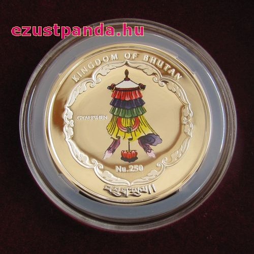 Buddha aranyozott 1 uncia aranyozott ezüst pénzérme 2015 Buddha aranyozott 1 uncia aranyozott ezüst pénzérme 2015