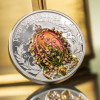 Fabergé tojás "Gyöngyvirág" 2025 Liechtenstein 2 uncia ezüst pénzérme mongol névértékkel
