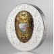 Fabergé tojás "Nagy Péter cár" 2026 Liechtenstein 2 uncia ezüst pénzérme mongol névértékkel