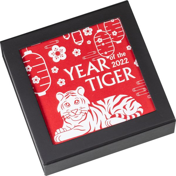 Tigris éve 2022 1 uncia antikolt ezüst pénzérme - 999 példány Tigris éve 2022 1 uncia antikolt ezüst pénzérme - 999 példány