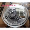 Dzsingisz Kán 2016 mongol 1 uncia proof high-relief ezüst pénzérme