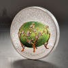 Fabergé tojás "Almavirág" 2020 Liechtenstein 2 uncia ezüst pénzérme mongol névértékkel Fabergé tojás "Almavirág" 2020 Liechtenstein 2 uncia ezüst pénzérme mongol névértékkel