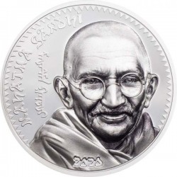 Mahatma Gandhi 2020 1 uncia proof ezüst pénzérme