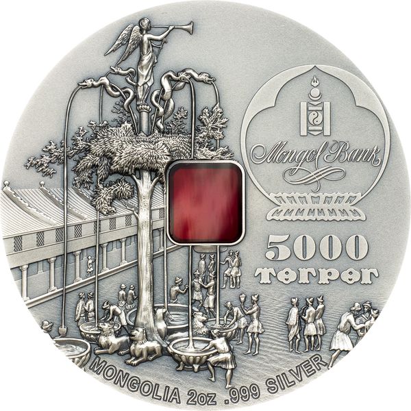 Karakorum 800 éves 2020 2 uncia liechtensteini ezüst pénzérme - CSAK 800 PÉLDÁNY! Karakorum 800 éves 2020 2 uncia liechtensteini ezüst pénzérme - CSAK 800 PÉLDÁNY!