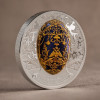 Fabergé tojás "Cárevics" 2023 Liechtenstein 2 uncia ezüst pénzérme mongol névértékkel Fabergé tojás "Cárevics" 2023 Liechtenstein 2 uncia ezüst pénzérme mongol névértékkel