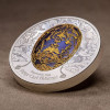Fabergé tojás "Cárevics" 2023 Liechtenstein 2 uncia ezüst pénzérme mongol névértékkel Fabergé tojás "Cárevics" 2023 Liechtenstein 2 uncia ezüst pénzérme mongol névértékkel