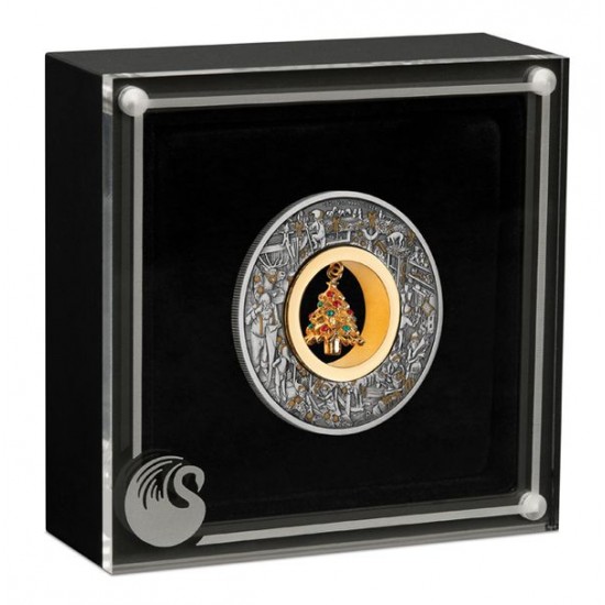 Karácsonyfa 2025 2 uncia antikolt ezüst pénzérme - CSAK 2500 PÉLDÁNYBAN! Karácsonyfa 2025 2 uncia antikolt ezüst pénzérme - CSAK 2500 PÉLDÁNYBAN!